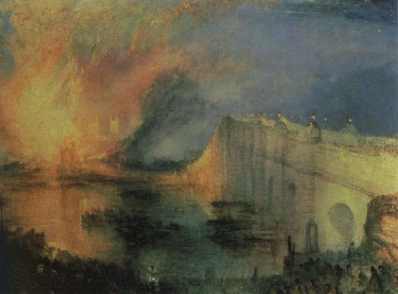 J.M.W. Turner the burning of the houses of lords and commons,october 16,1834